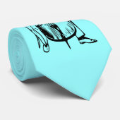 Cello man plays Bach Krawatte (Gerollt)