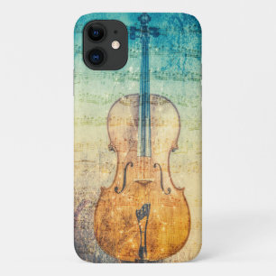 Cello mit farbenfroher Musik Hintergrund iPhone Ge Case-Mate iPhone Hülle