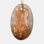 Cello mit Lichtern Weihnachtsschmuck (Links)