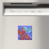 Cello Mosaic Magnet (In Situ (Geschirrspüler))