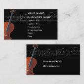 Cello - Music Business Card Visitenkarte (Vorne/Hinten)