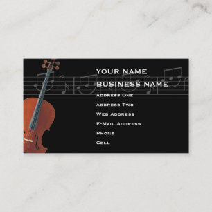 Cello - Music Business Card Visitenkarte