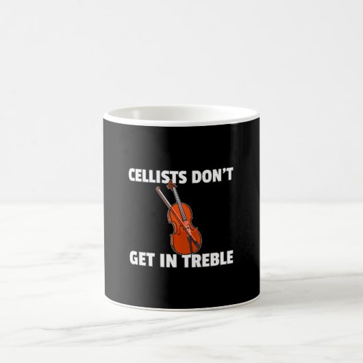 Cello Music Cellist oder Cello Player Kaffeetasse (Mittel)