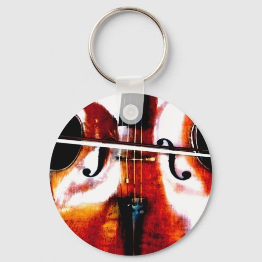 Cello Music ist ein wunderschönes Kunstwerk Schlüsselanhänger (Vorderseite)