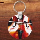 Cello Music ist ein wunderschönes Kunstwerk Schlüsselanhänger (Vorderseite)