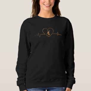 Cello Music Violin Musical Heartbeat Cello Sweatshirt