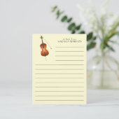 Cello Musician Music Teacher String Orchestra Dankeskarte (Stehend Vorderseite)