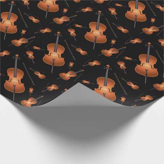 Cello Musician Music Teacher String Orchestra Geschenkpapier (Ecke)