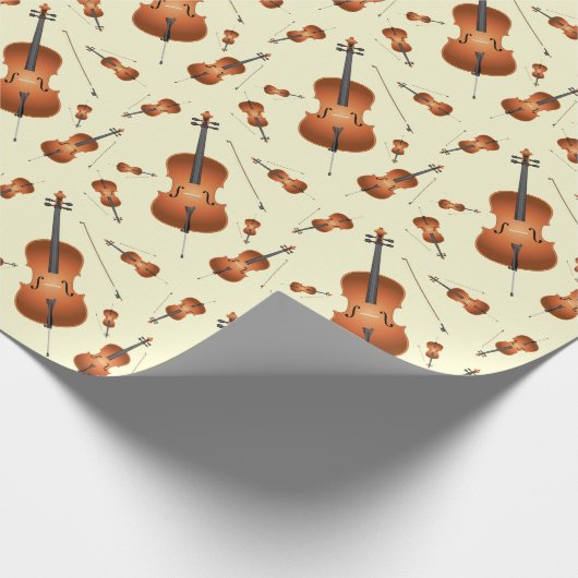 Cello Musician Music Teacher String Orchestra Geschenkpapier (Ecke)