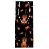 Cello Musician Music Teacher String Orchestra Geschenktüte Für Weinflaschen (Rückseite)