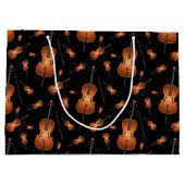 Cello Musician Music Teacher String Orchestra Große Geschenktüte (Rückseite)
