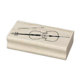 Cello Musician Music Teacher String Orchestra Gummistempel