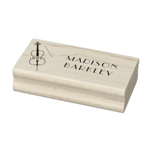 Cello Musician Music Teacher String Orchestra Gummistempel