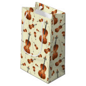 Cello Musician Music Teacher String Orchestra Kleine Geschenktüte (Rückseite Schrägansicht)