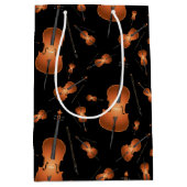 Cello Musician Music Teacher String Orchestra Mittlere Geschenktüte (Vorderseite)