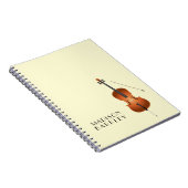 Cello Musician Music Teacher String Orchestra Notizblock (Rechte Seite)