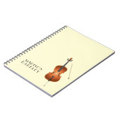 Cello Musician Music Teacher String Orchestra Notizblock (Linke Seite)