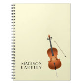 Cello Musician Music Teacher String Orchestra Notizblock (Vorderseite)