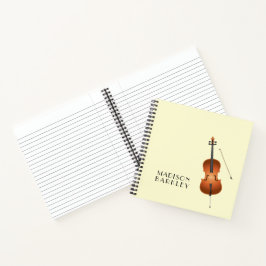 Cello Musician Music Teacher String Orchestra Notizblock