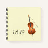 Cello Musician Music Teacher String Orchestra Notizblock (Vorderseite)