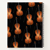 Cello Musician Music Teacher String Orchestra Notizblock (Rückseite)