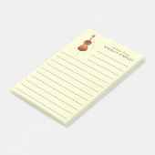 Cello Musician Music Teacher String Orchestra Post-it Klebezettel (angewinkelt)