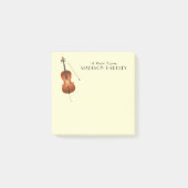 Cello Musician Music Teacher String Orchestra Post-it Klebezettel (Vorderseite)