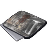 Cello-Musik-Wasserfall-Computer-Hülse Laptopschutzhülle (Vorne Knopf)