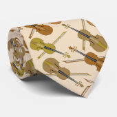 Cello-Musikinstrument-Muster Krawatte (Gerollt)