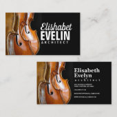 Cello-Musikinstrumente Visitenkarte (Vorne/Hinten)