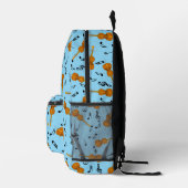 Cello Musiknote Pattern Bedruckter Rucksack (Rechts)