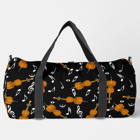 Cello Musiknote Pattern Duffle Bag (Vorderseite)
