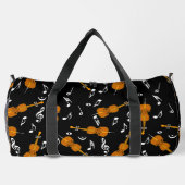 Cello Musiknote Pattern Duffle Bag (Rückseite)