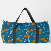 Cello Musiknote Pattern Duffle Bag (Vorderseite)