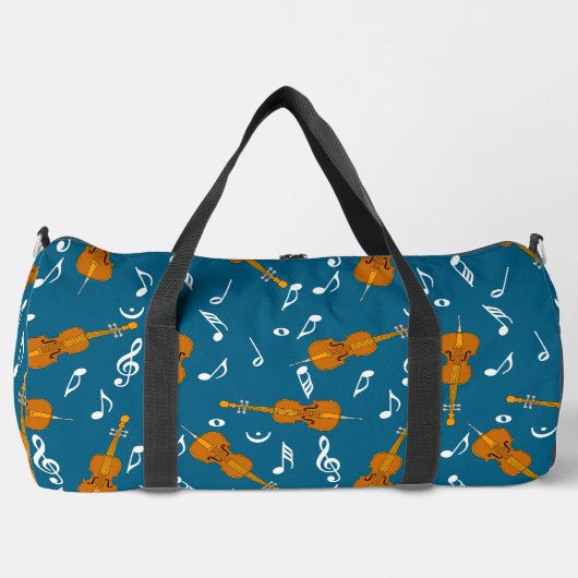 Cello Musiknote Pattern Duffle Bag (Vorderseite)