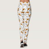 Cello Musiknote Pattern Leggings (Rückseite)