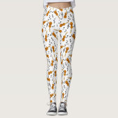 Cello Musiknote Pattern Leggings (Vorderseite)