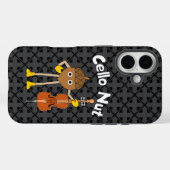Cello Nut Case-Mate iPhone Hülle (Rückseite (Horizontal))