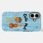 Cello Nut Case-Mate iPhone Hülle (Rückseite (Horizontal))