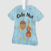 Cello Nut Ornament (Vorderseite)