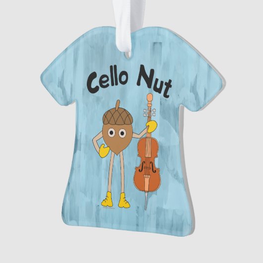 Cello Nut Ornament (Vorderseite)