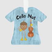Cello Nut Ornament (Rückseite)