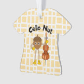 Cello Nut Ornament (Vorderseite)