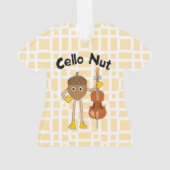 Cello Nut Ornament (Rückseite)