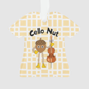 Cello Nut Ornament