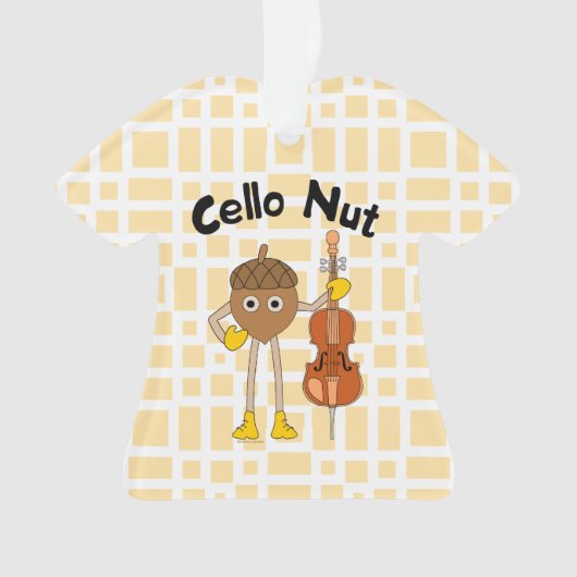 Cello Nut Ornament (Vorderseite)