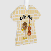 Cello Nut Ornament (Vorderseite)