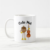 Cello Nut Text Kaffeetasse (Links)