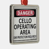 Cello-Operationsfläche Ornament Aus Metall (Rechts)