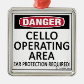 Cello-Operationsfläche Ornament Aus Metall (Vorne)